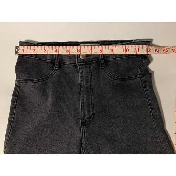 Zara High Rise Skinny Jeans in Grey Sz 4 - Picture 7 of 9